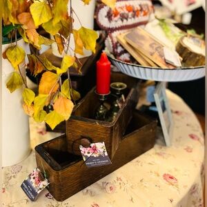 Antique salvaged sewing drawer